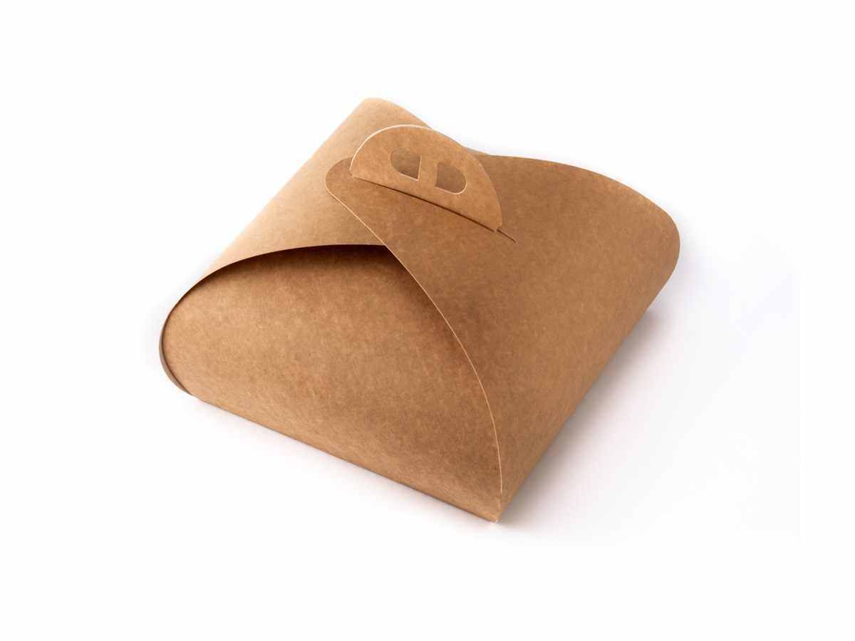 Крафтовая дизайнерская коробочка